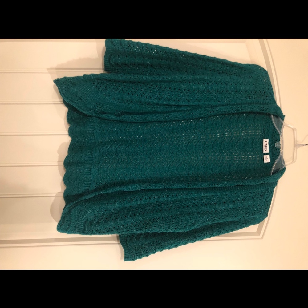Green Cato Cardigan